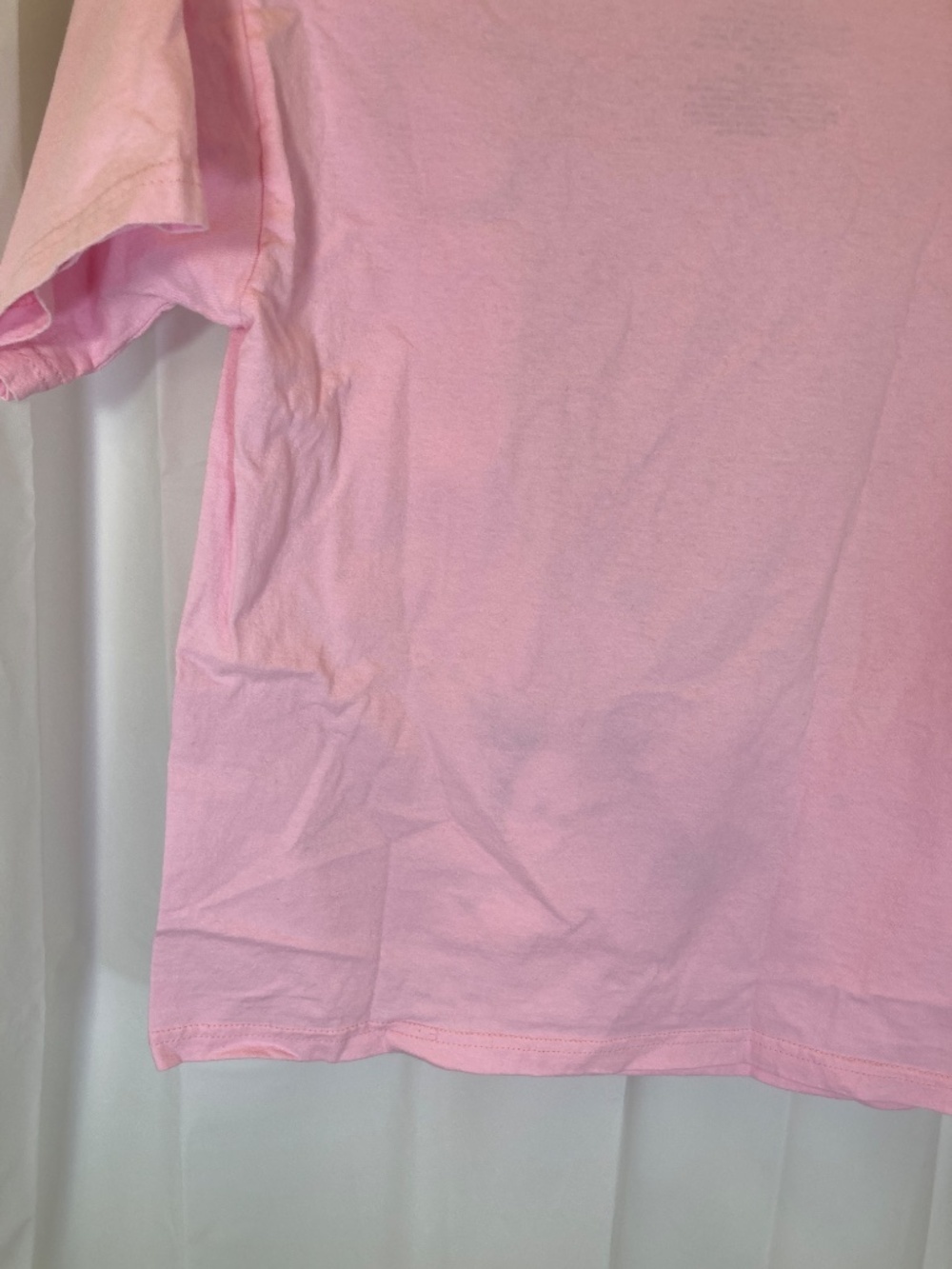 Disney Tsum Tsum Pink YOUTH Shirt Sz L 10/12 Small Marks Glitter Accent - Picture 13 of 14